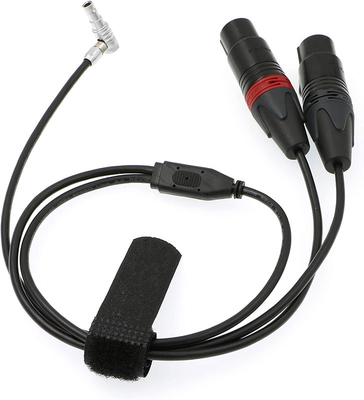 Мужчина Pin Lemo 5 к 2 кабелю женской камеры Pin XLR 3 аудио для z CAM E2